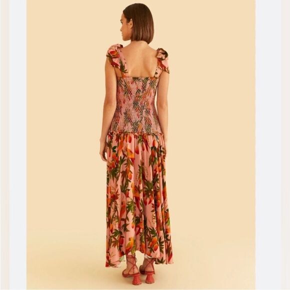 NWT Farm Rio Nordstrom Pink Mango Trees
Maxi Dress-P18 - Picture 2 of 3